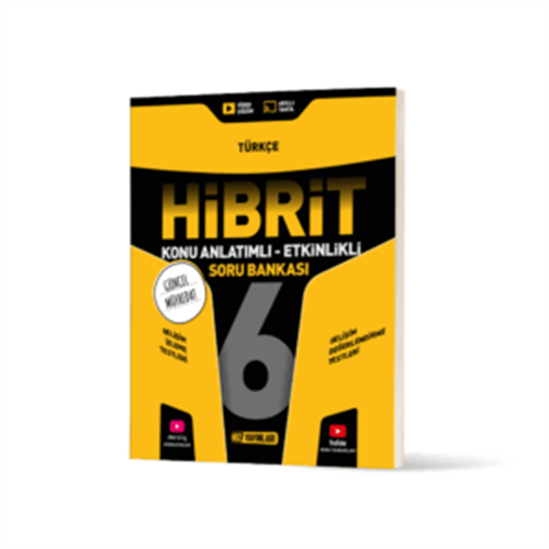 HIZ YAYINLARI 6. SINIF HİBRİT TÜRKÇE SORU BANKASI