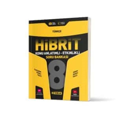 HIZ YAYINLARI 8. SINIF HİBRİT TÜRKÇE SORU BANKASI