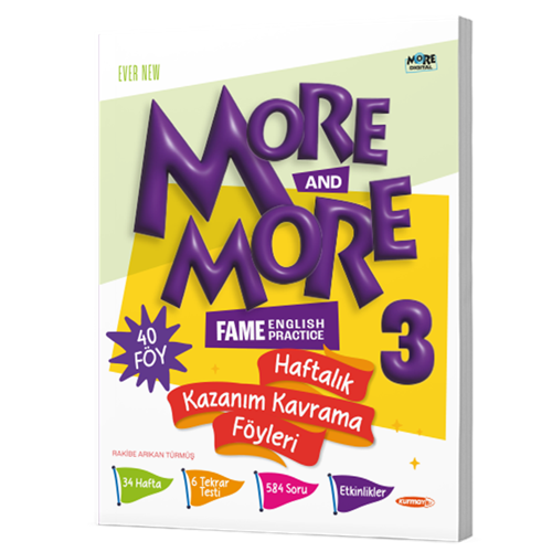 3.SINIF MORE & MORE KAZANIM KAVRAMA FÖYLERİ (40 FÖY)