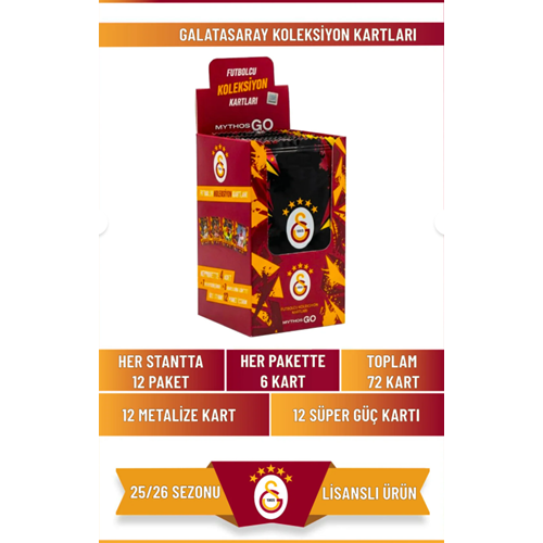 Mythos Go GALATASARAY Futbolcu Kartları 2025/26