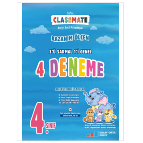 4. Sınıf Classmate 4'lü deneme