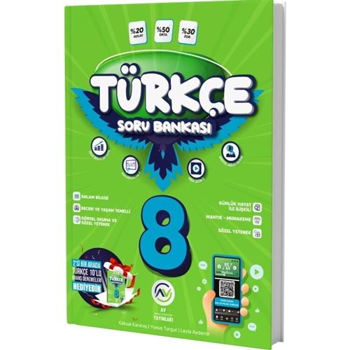 AV YAYINLARI 8.SINIF TÜRKÇE SORU BANKASI