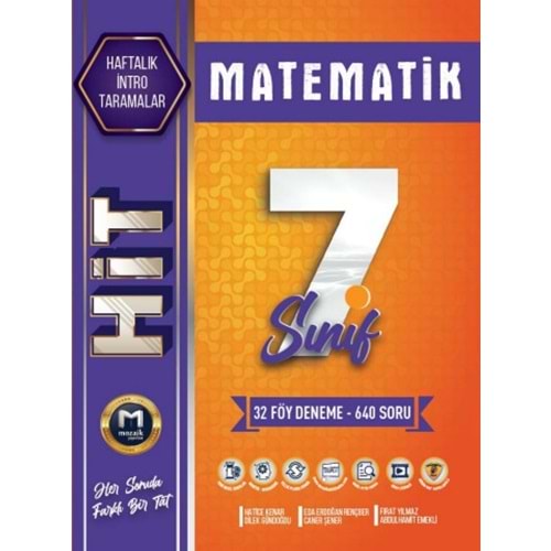 7.SINIF MOZAİK HİT 32 Lİ deneme MATEMATİK - 25-26