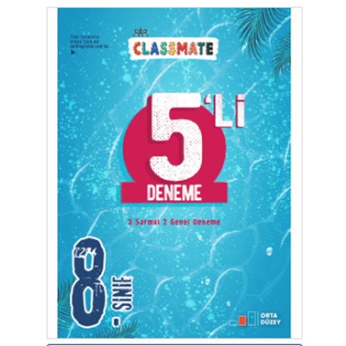 8. Sınıf Classmate 5'li deneme