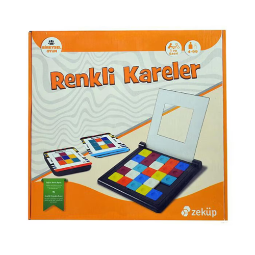 Zeküp Renkli Kareler Zeka Oyunu