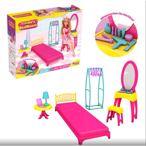 Dede Linda'nın Yatak Odası Oyun Seti