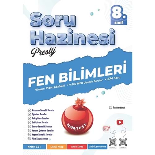 NARTEST 8.SINIF PRESTİJ FEN BİLİMLERİ SORU BANKASI
