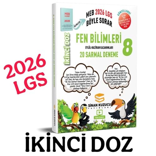SİNAN KUZUCU 8:SINIF FEN BİLİMLERİ 2.DOZ DENEME-2026