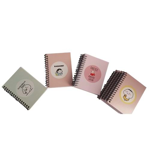 Single Color not defteri 8*11 cm