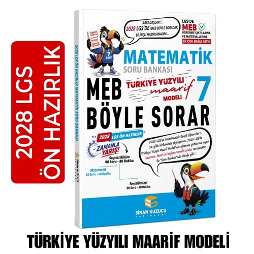 SİNAN KUZUCU 7.SINIF MATEMATİK SORU BANKASI