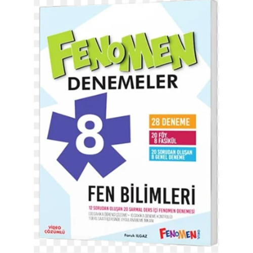 FENOMEN 8.SINIF FEN BİLİMLERİ 28 DENEME