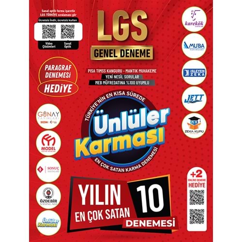 ÜNLÜLER KARMASI GENEL DENEME