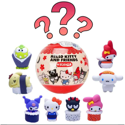 FİGÜR H.KITTY AND FRIENDS SUSHI SÜRPRİZ PAKET