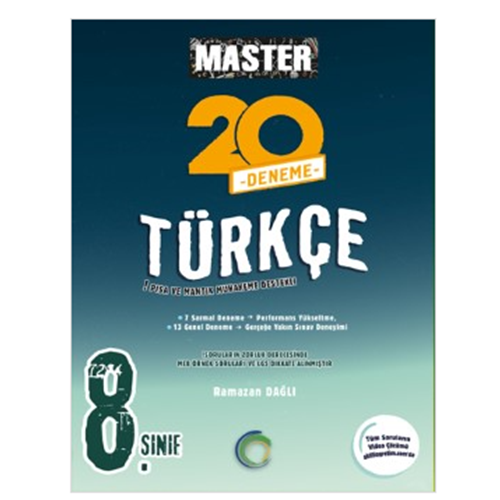 8. Sınıf Master 20 Türkçe denemesi