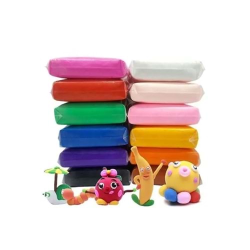 ZIPLAYAN OYUN HAMURU 12Lİ CLAY