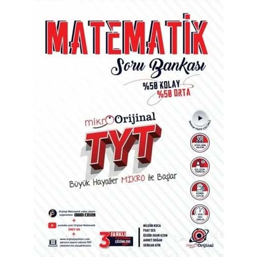 MİKRO ORJİNAL TYT MATEMATİK SORU BANKASI