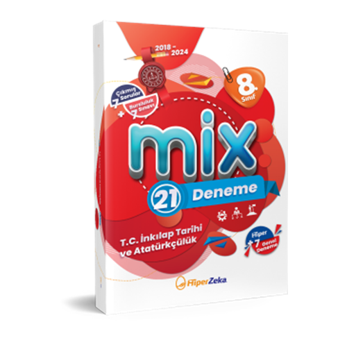 8. Sınıf MİX T.C. İnkılap Tarihi ve Atatürkçülük 21 deneme