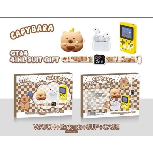 Capybara 4 LÜ SET