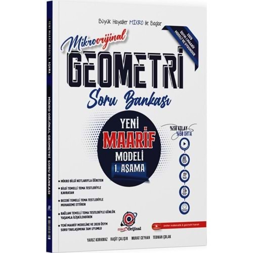MİKRO ORİJİNAL TYT MAARİF S.B GEOMETRİ 1.AŞAMA (2026)
