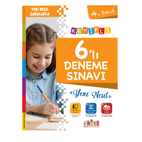 KEY 4.SINIF KEYİFLİ YENİ NESİL DENEME SINAVI 6 LI