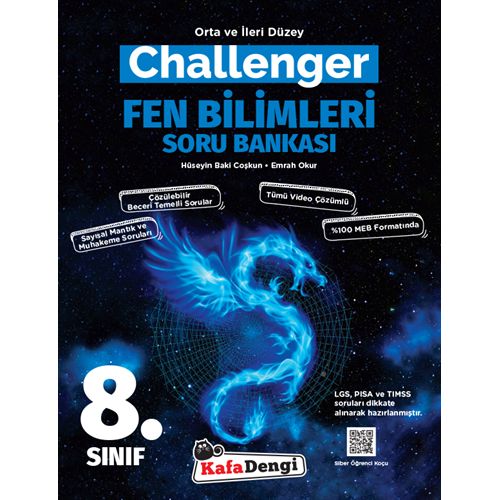 8.Sınıf Challenger Fen Bilimleri sorubankası (Tümü Video Çözümlü)