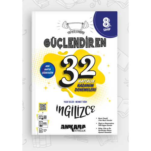 ANKARA 8.SINIF İNGİLİZCE 32 HAFTA KAZANIM DEN.