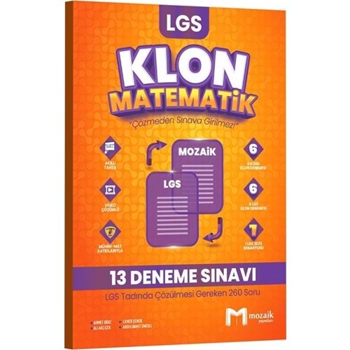 8.SINIF MOZAİK KLON deneme MATEMATİK - 2025