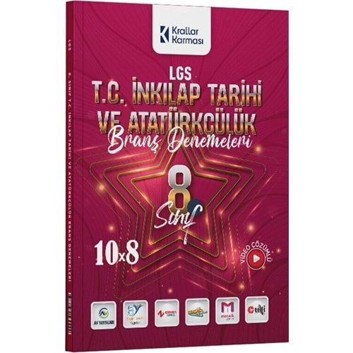 KRALLAR KARMASI 8.SINIF10*8 DENEME İNKİLAP DE-2025