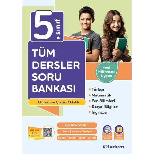TUDEM 5.SINIF TÜM DERSLER SORU BANKASI