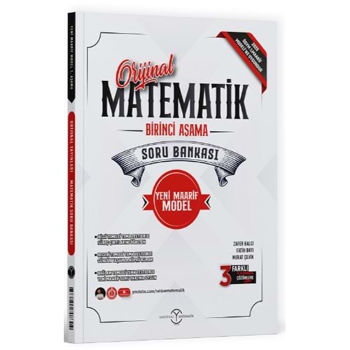 ORJİNAL TYT MATEMATİK MUARİF MODEL İLK AŞAMA SORU BANKASI