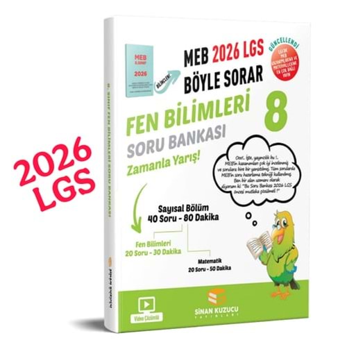 SİNANKUZUCU 8 FENBİLİMLERİ SORU BANKASI -2026