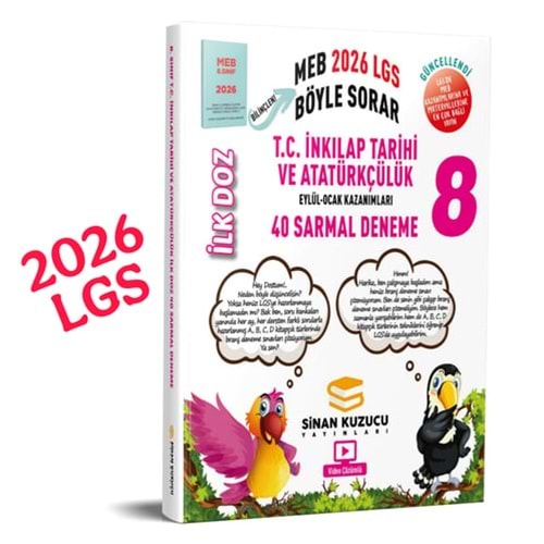 SİNANKUZUCU 8 İNKİLAP İLK DÖNEM DENEME-2026