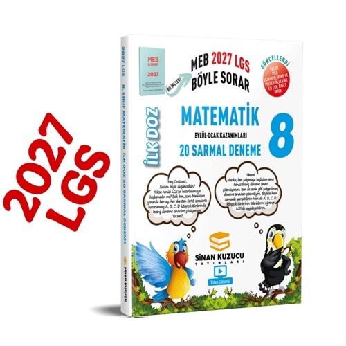 SİNAN KUZUCU 8 MATEMATİK İLK DOZ DENEME-2027