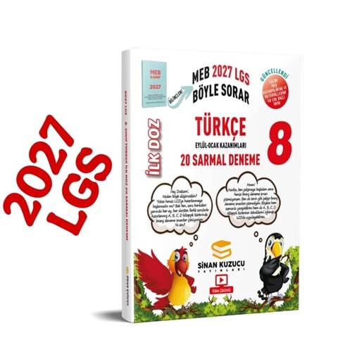SİNAN KUZUCU 8 TÜRKÇE İLK DOZ DENEME-2027