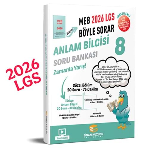 SİNANKUZUCU 8.SINF ANLAM BİLGİSİ-2026
