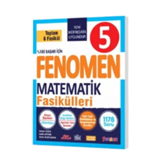 FENOMEN 5 MATEMATİK FASİKÜLLERİ (TOPLAM 6 FASİKÜL)