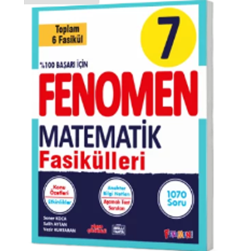 FENOMEN 7 MATEMATİK FASİKÜLLERİ (TOPLAM 6 FASİKÜL)
