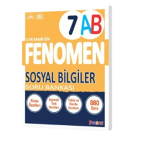 FENOMEN 7 SOSYAL BİLGİLER SORU BANKASI (A-B)
