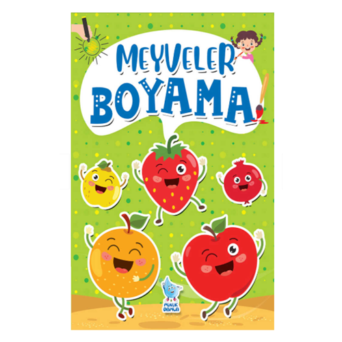 MEYVELER OKUL ÖNCESİ BOYAMA KİTABI