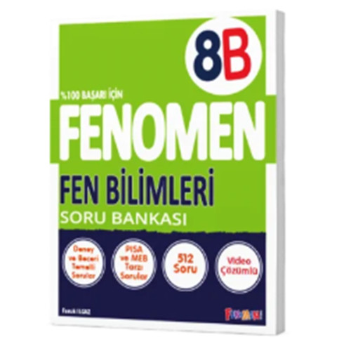 FENOMEN 8 FEN BİLİMLERİ SORU BANKASI (B)
