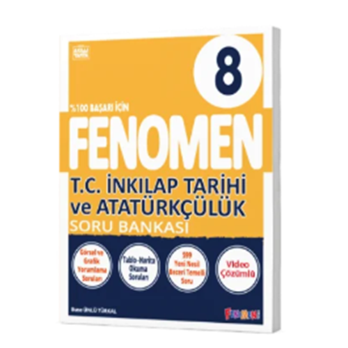 FENOMEN 8 İNKILAP TARİHİ VE ATATÜRKÇÜLÜK SORU BANKASI