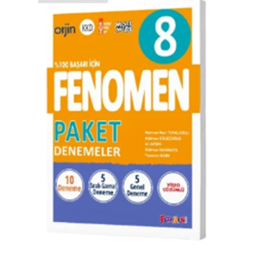 FENOMEN 8 TÜM DERSLER PAKET DENEMELER (10 DENEME)