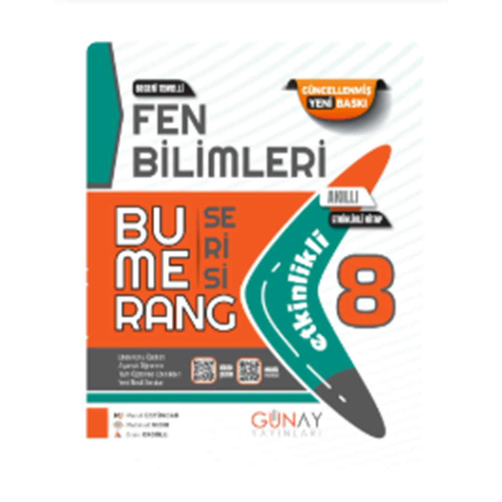 8. SINIF Bumerang Etkinlikli Fen Bilimleri