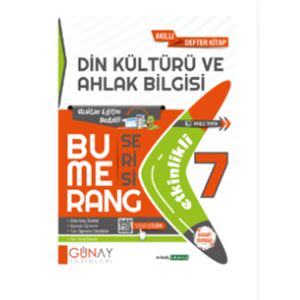 7.SINIF Bumerang Etkinlikli Din Kültürü ve Ahlak Bilgisi