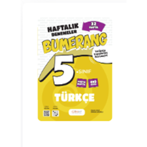 5.SINIF Bumerang 32 Haftalık Türkçe Denemeleri