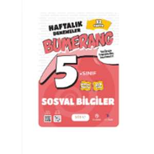 5.SINIF Bumerang 32 Haftalık Sosyal Bilgiler Denemeleri