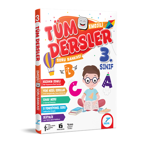 PRUVA 3. SINIF TÜM DERSLER EMOJİLİ SORU BANKASI