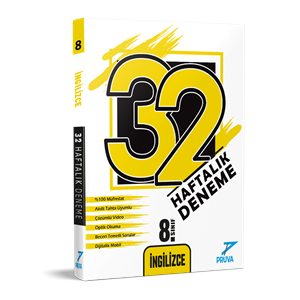 PRUVA 8. SINIF 32 HAFTA İNGİLİZCE