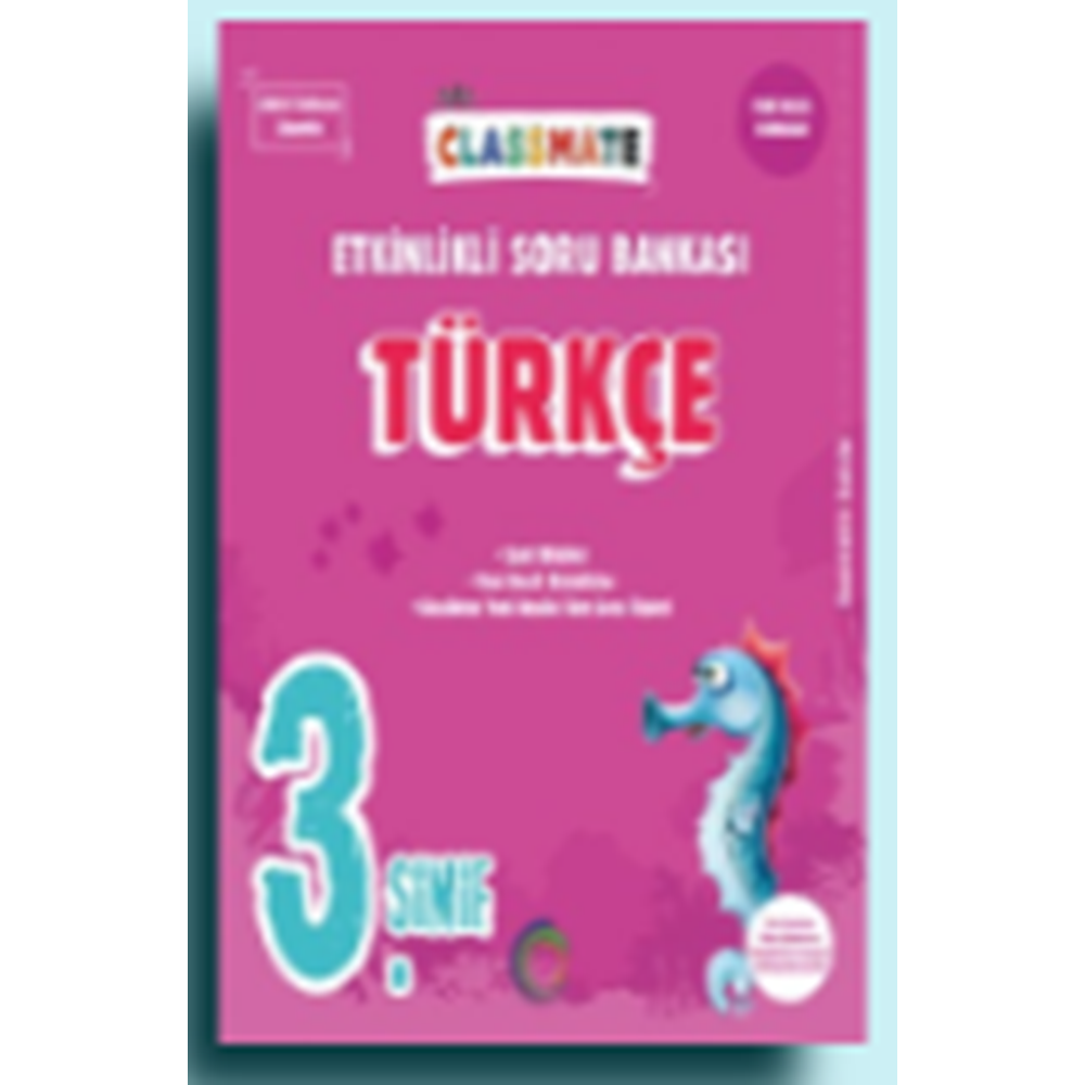 3. Sınıf Classmate Türkçe Etkinlikli sorubankası