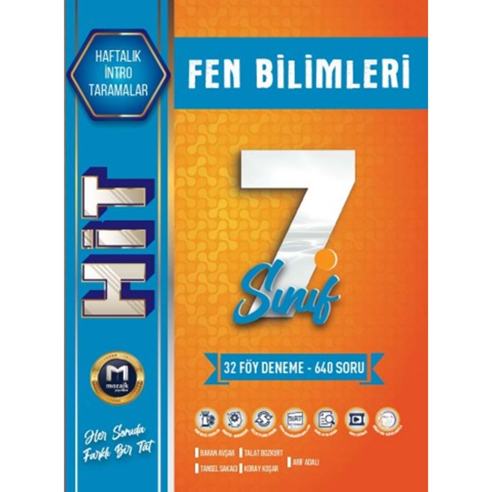 7.SINIF MOZAİK HİT 32 Lİ deneme FEN BLM.- 2025-26